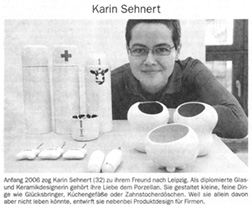 Karin Sehnert, LVZ zu den Designers Open 2006