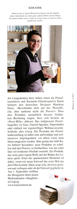 Karin Sehnert Wohnrevue